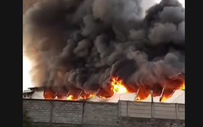 Pabrik Kain Benang PT Mastex Jaya Lestari Terbakar Hebat